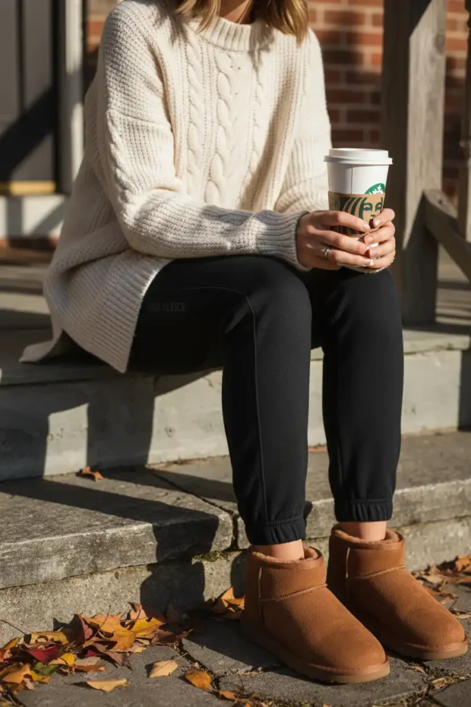 Pairing Sweats With Uggs for Cozy Winter Mornings