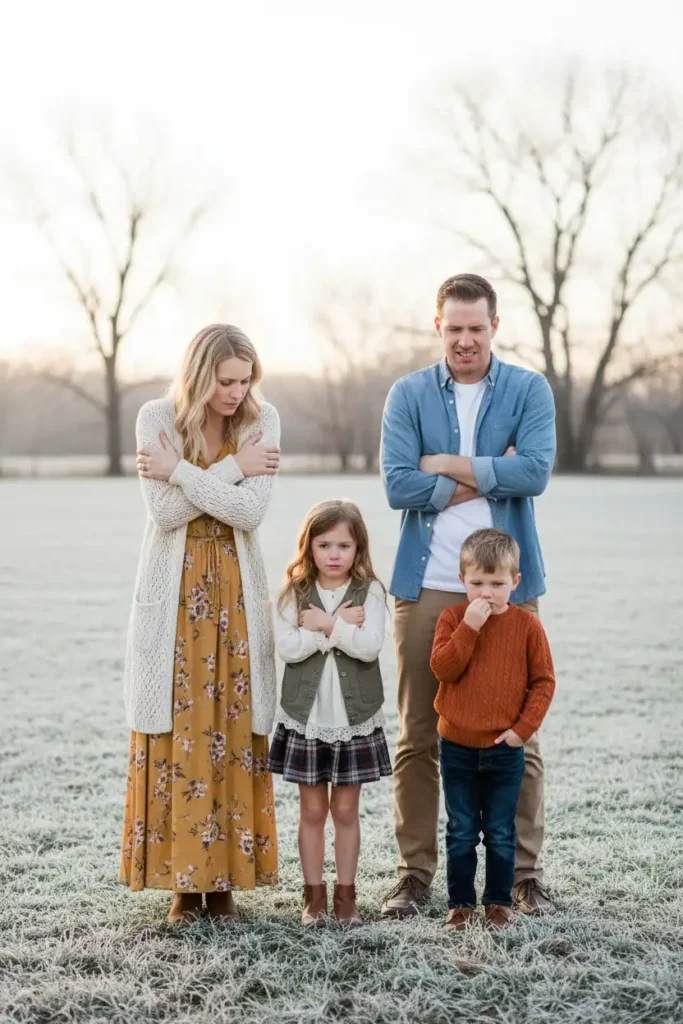 Planning Too Close to Winter Family Photos