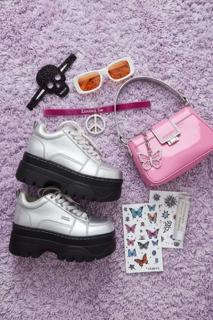 Platform Shoes And Accessories For 2000s Costumes