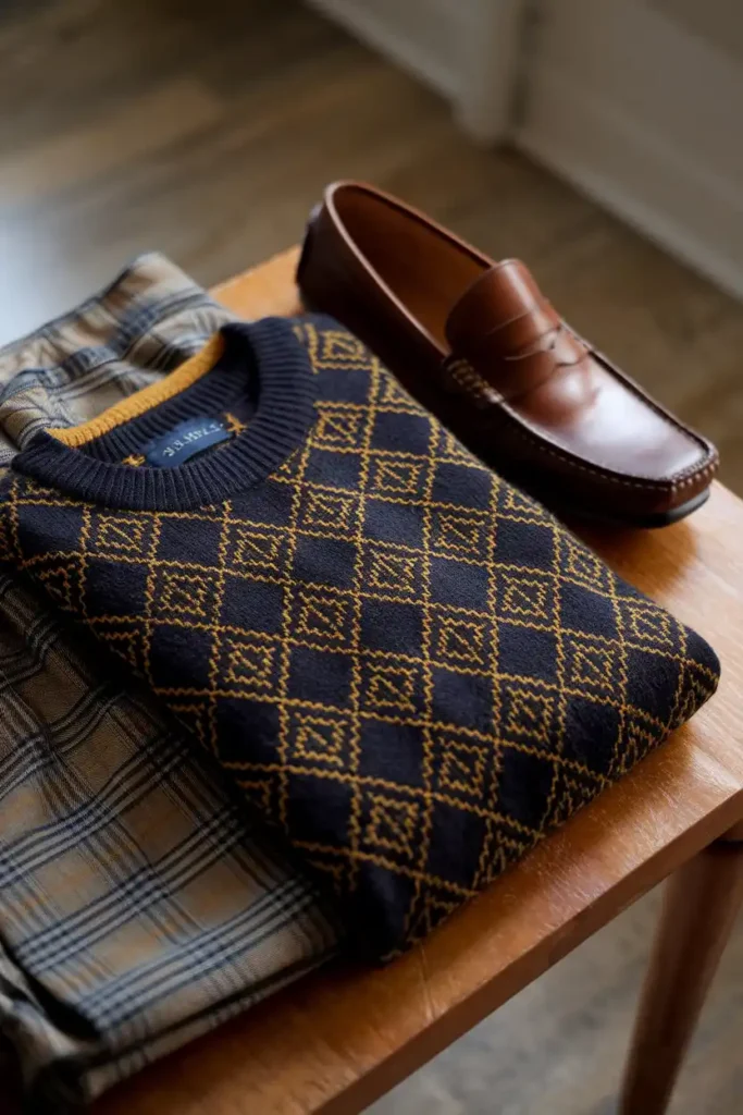Pull Jacquard for Pattern Mixing Without Overdoing It