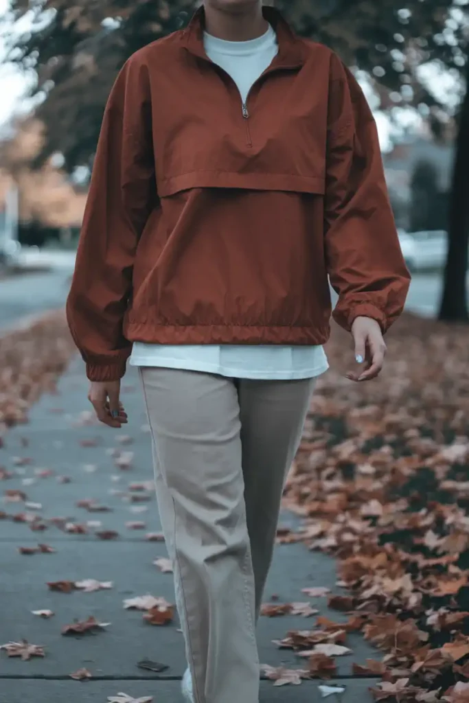 Quarter Zip Layering Outfit Ideas for Cooler Days