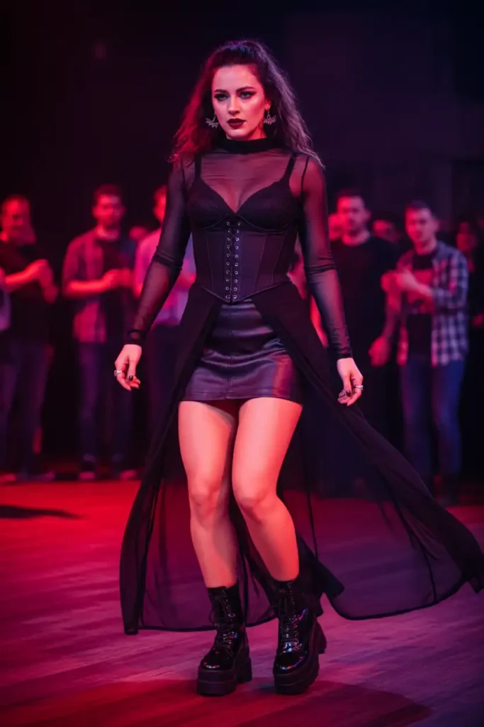 Rave Outfits With a Vampire Twist for Halloween Club Nights