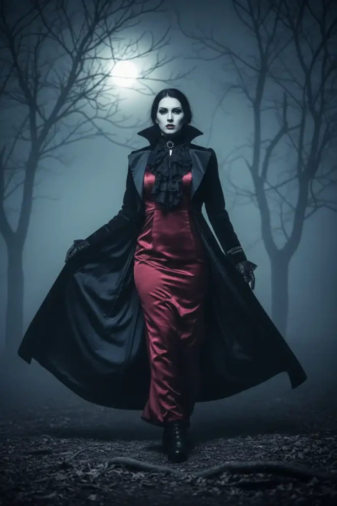 Robe Goth Layering for Cold October Nights