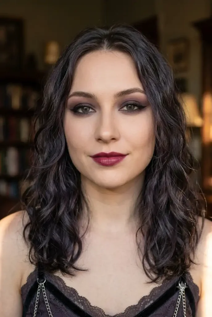 Romantic goth makeup for hooded eyes: final tips that make a difference