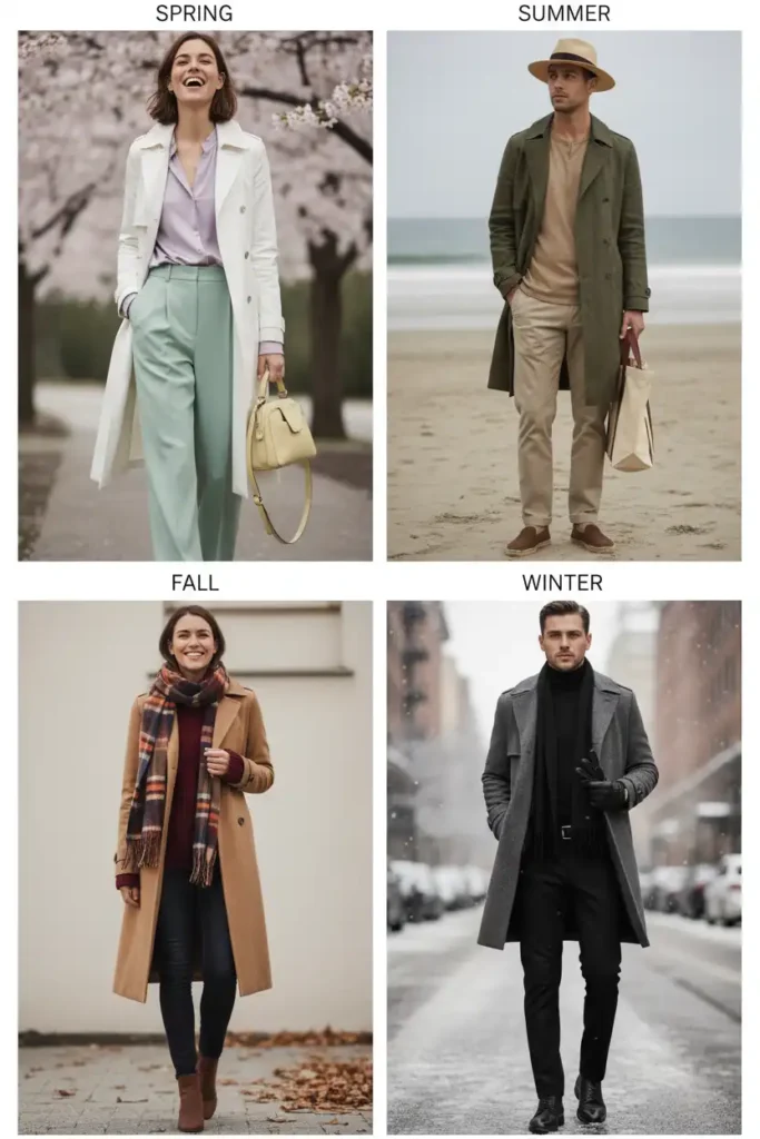 Seasonal Color Swaps to Refresh Your Trench Looks