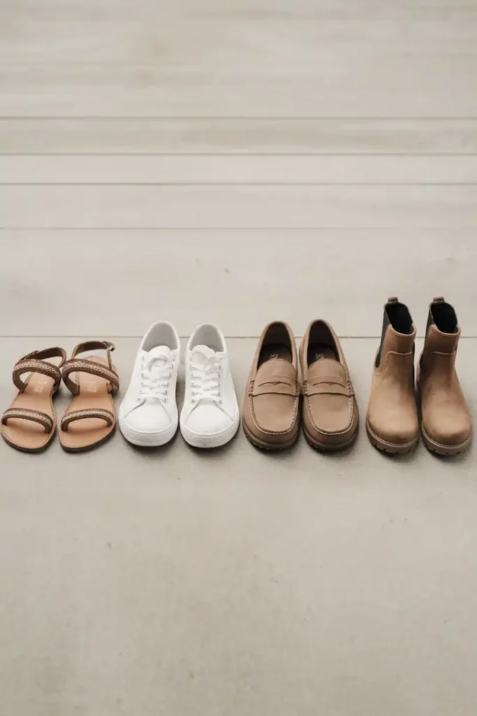 Shoe Rotation From Sandals to Boots