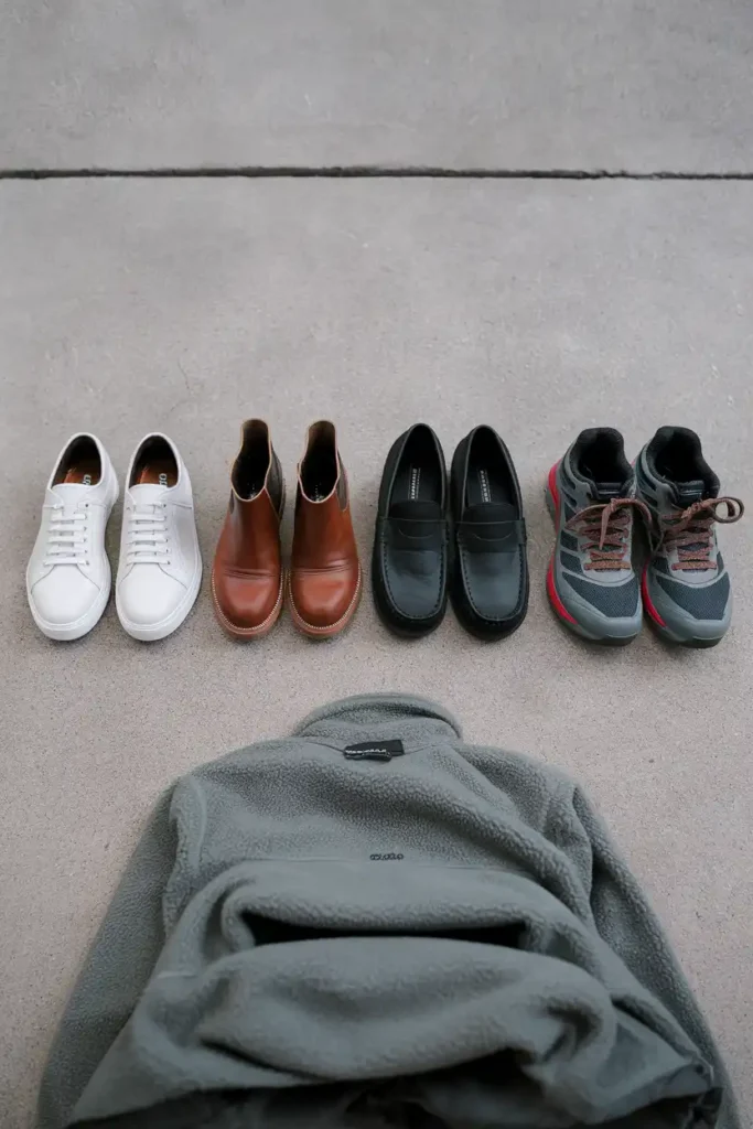 Shoes Change This Outfit More Than the Jacket Does