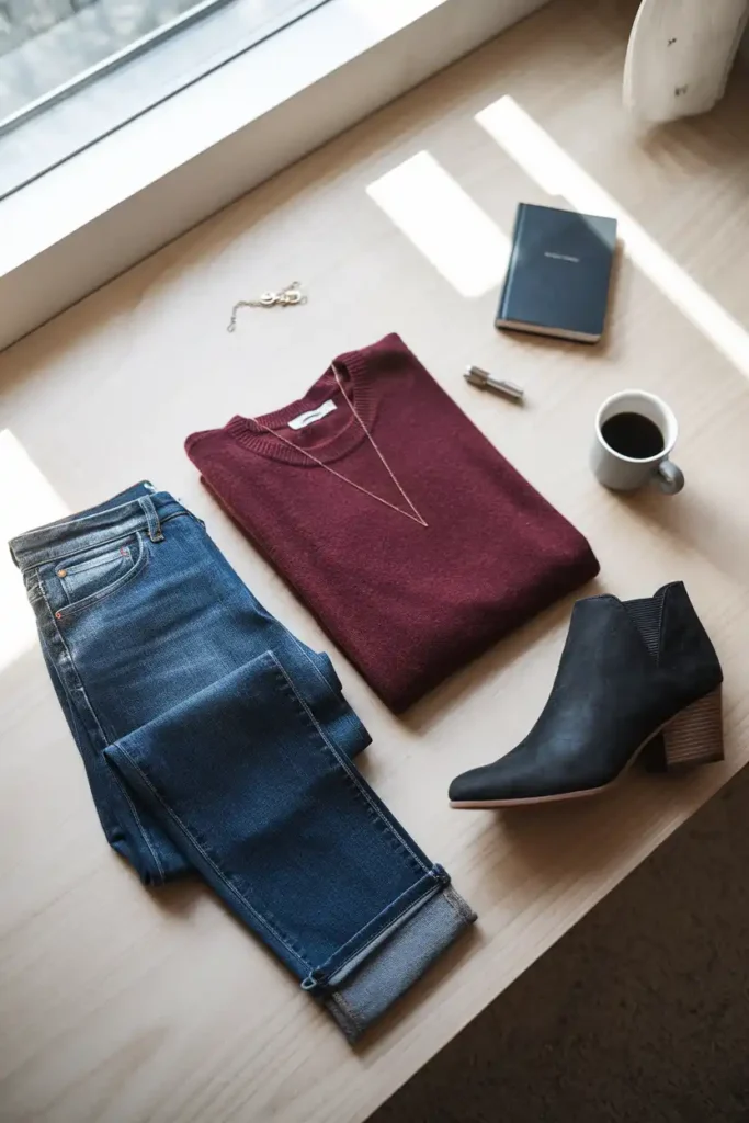 Simple Maroon Outfit Pieces Every Closet Needs