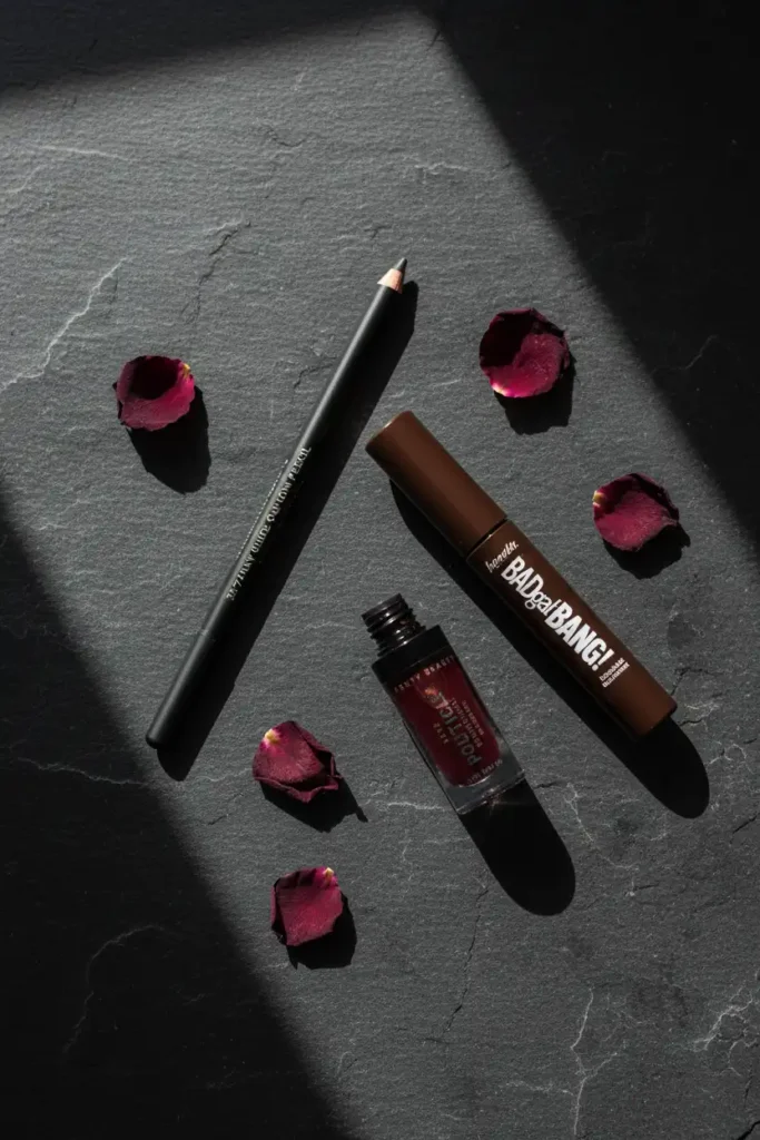 Simple makeup routine for everyday goth-inspired looks