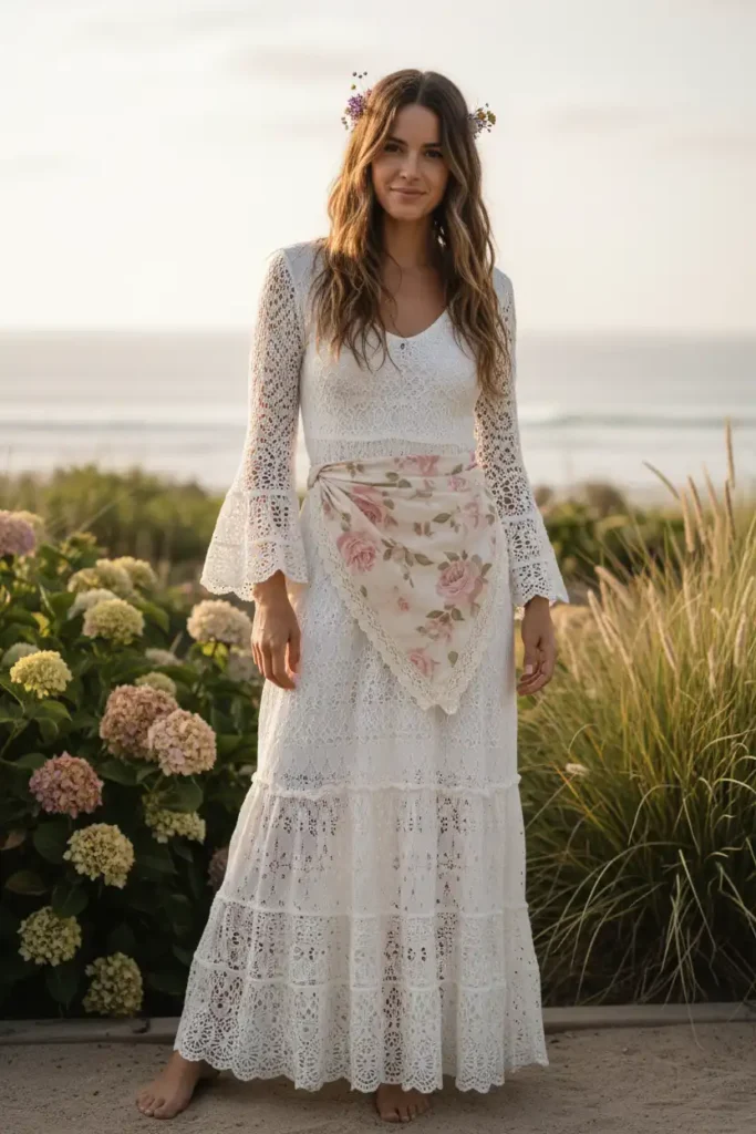 Skipping Texture Play With Crochet and Lace