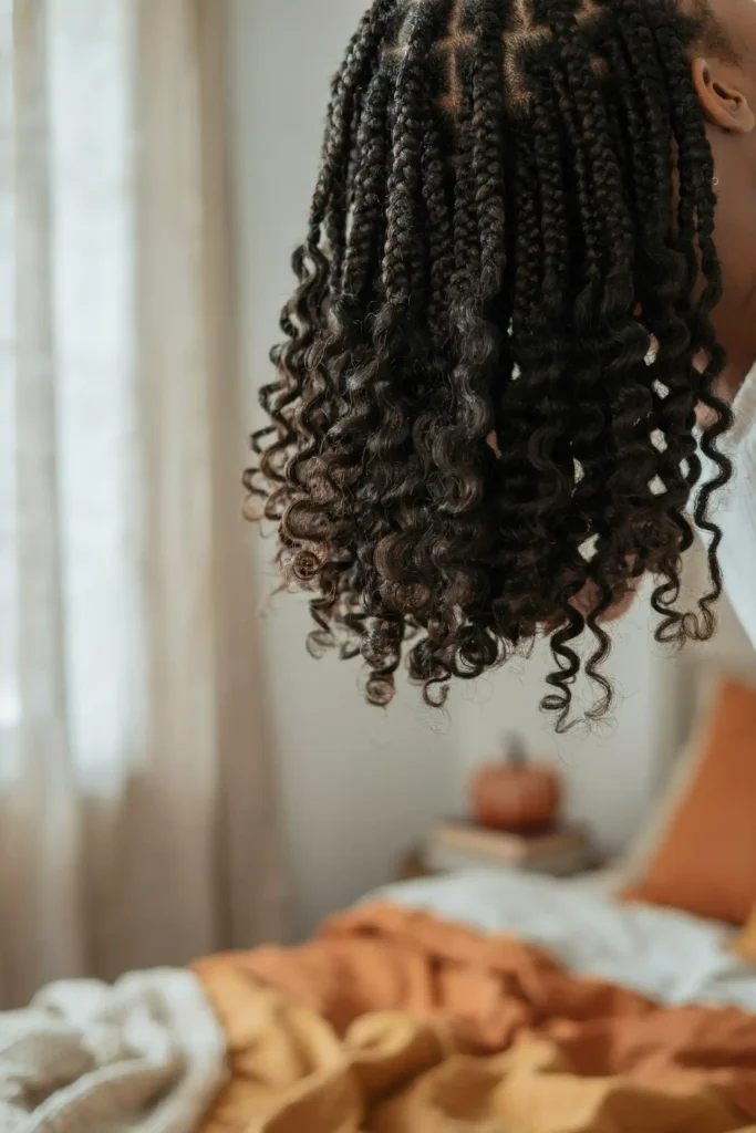 Spanish Curls to Soften Any Braided Style
