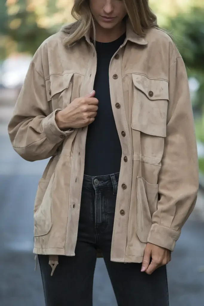 Styling a Khaki Jacket When You Want Something Low Maintenance
