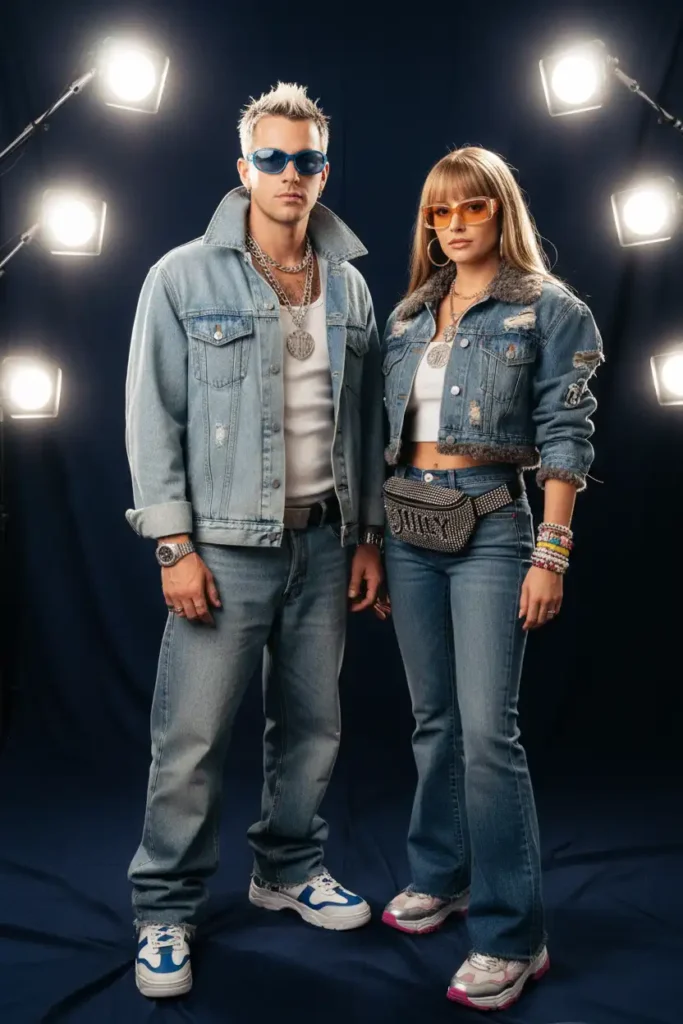 TRL Era Denim On Denim Costume Idea