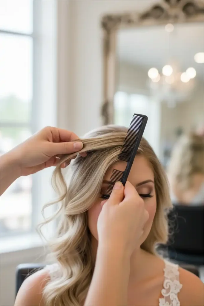 Teasing and Backcombing Without Damaging Fine Strands