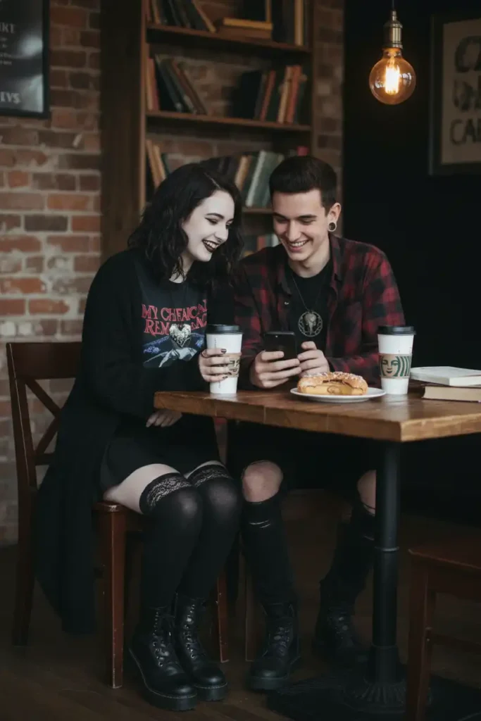 Teen Fashion Outfits: Gothic Romance on a School-Night Budget