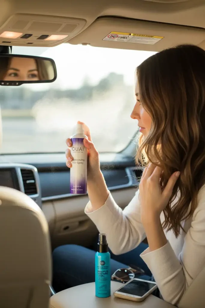 Texturizing Spray Is Your Secret Weapon for Car Ready Hair
