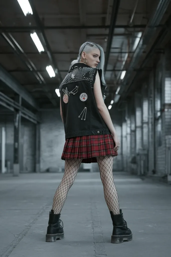 The Alternative Outfit Built On Contrast And Attitude