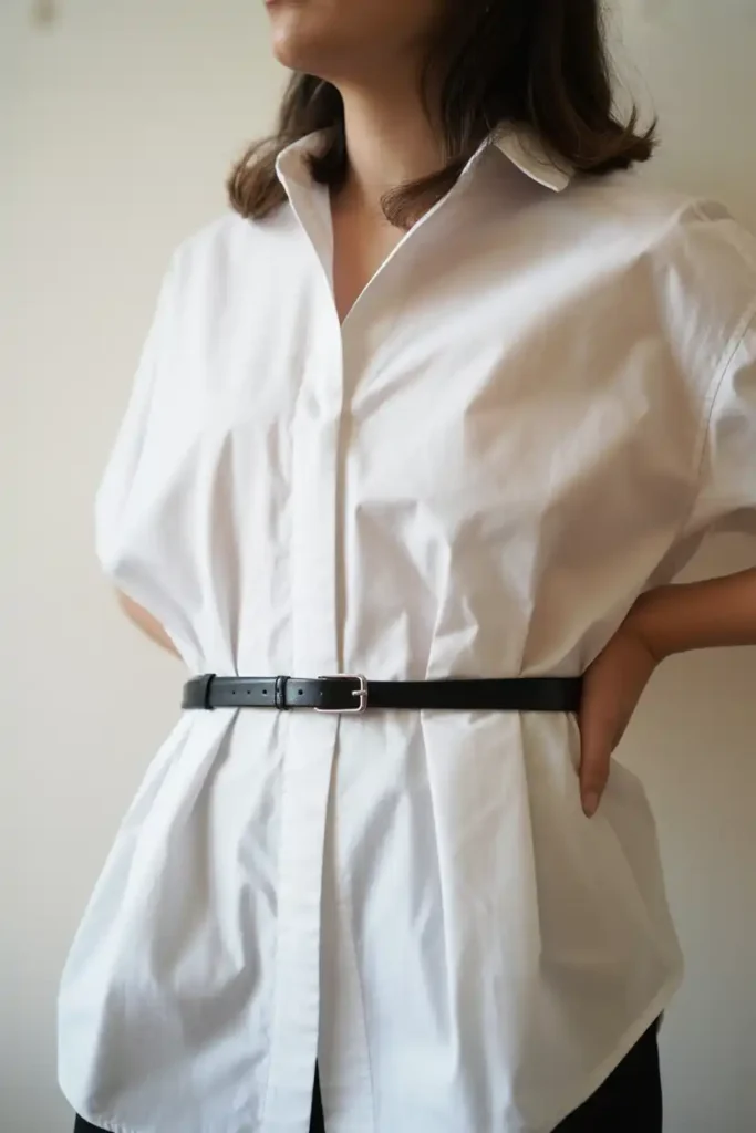 The Belt Trick That Fixes a Shapeless Silhouette