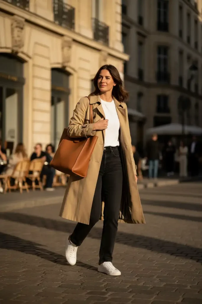 The Classic Beige Trench Coat Outfit Everyone Copies