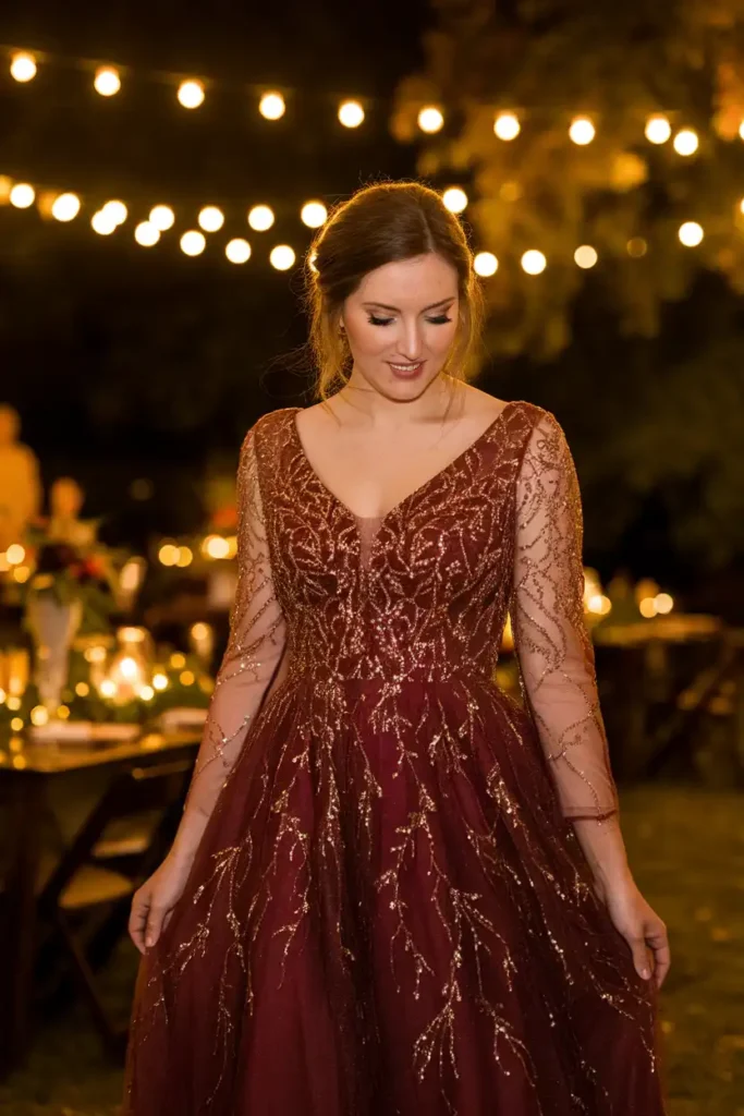 The Glitter Dress Debate for Fall Weddings