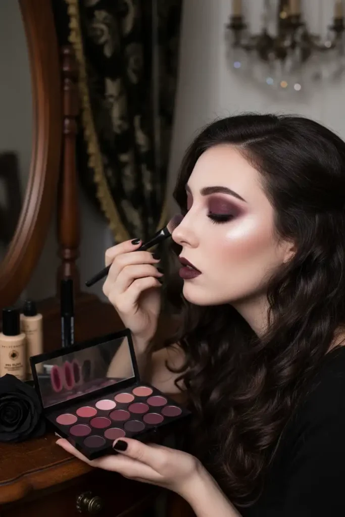 The best eyeshadow placement for a smoky, dramatic eye