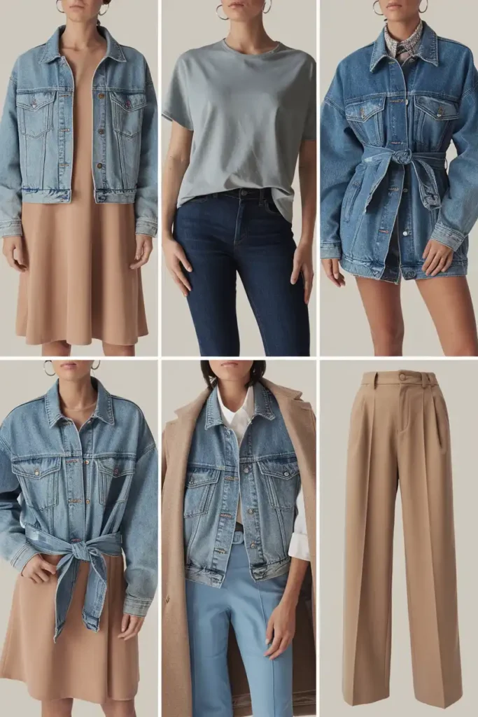 Turning One Denim Jacket Into Five Outfits