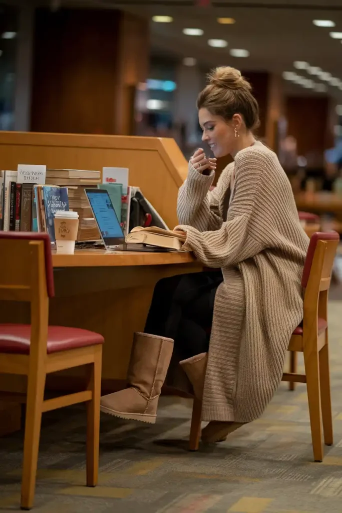 University Outfit Ideas for Long Study Days