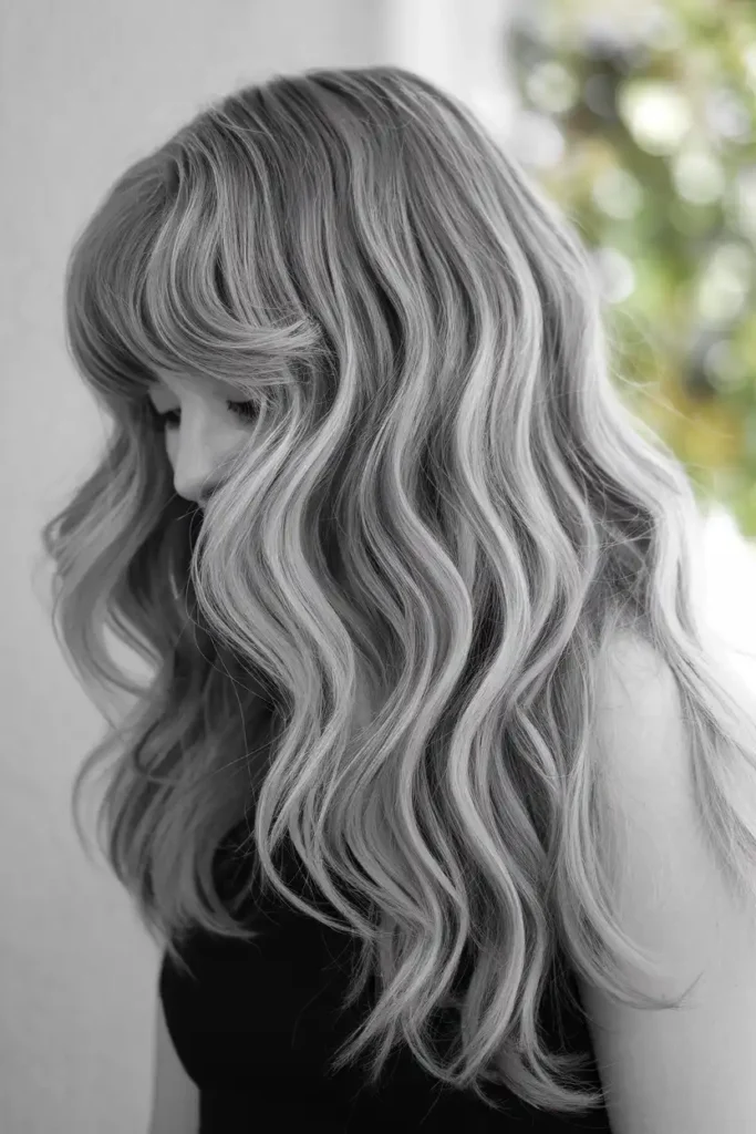 Wavy Hair With Bangs Suits 2c Texture Better Than Most People Expect