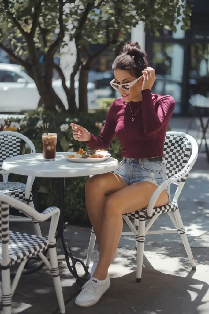 Weekend Brunch Outfits in Maroon You Can Throw On Fast