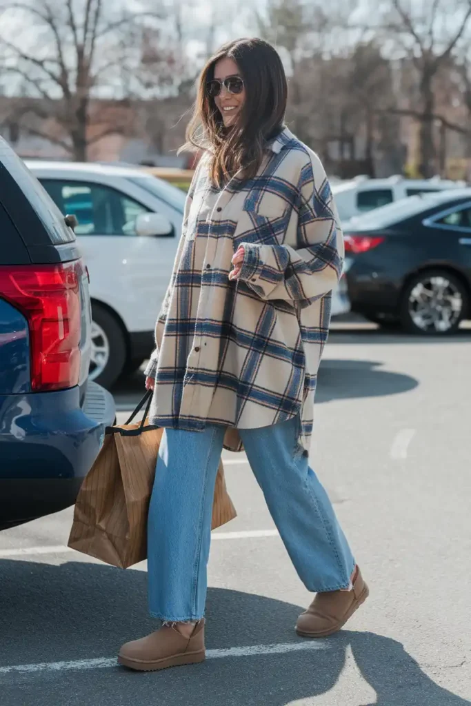 Weekend Uggs Outfit Ideas for Running Errands in Comfort