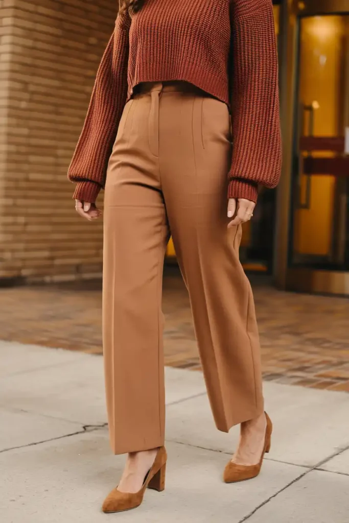 What To Wear With Tan Dress Pants Women Need for Fall