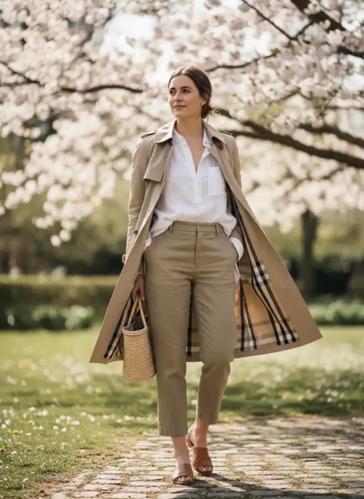 What to Wear Under Your Trench in Warmer Weather