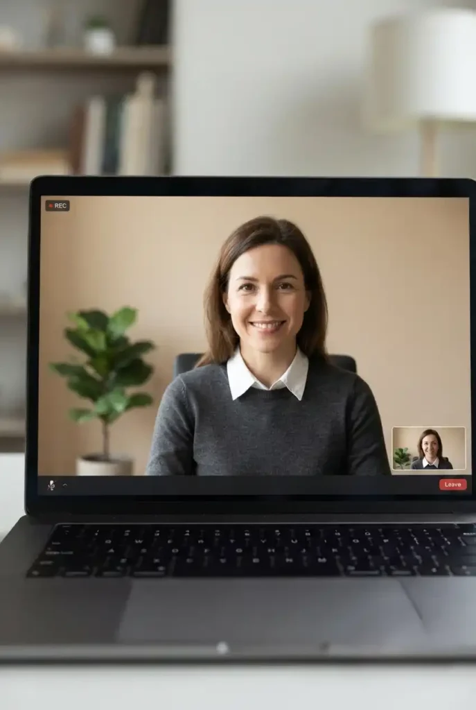What to Wear for a Video Interview From the Waist Up