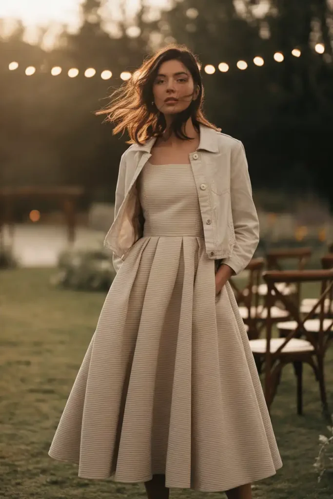 Why Outdoor Fall Weddings Need a Different Dress Strategy