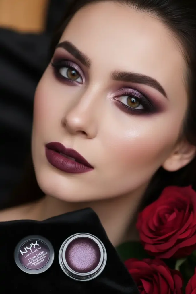 Why hooded eyes need a different approach to romantic goth makeup