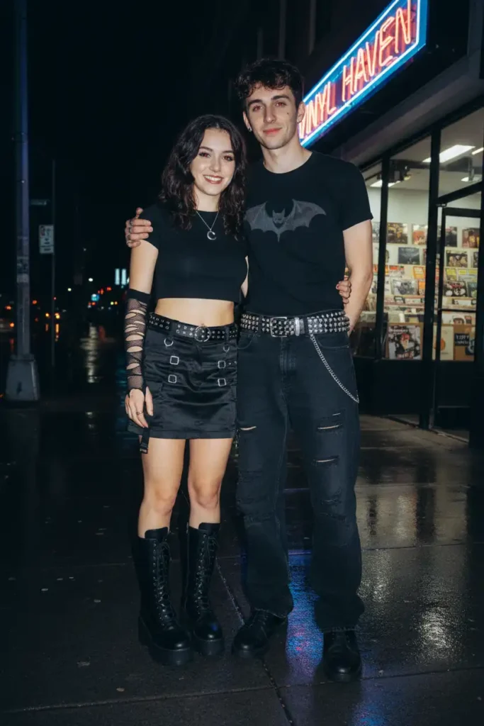 Y2K Black Outfits That Mix With Gothic Romance