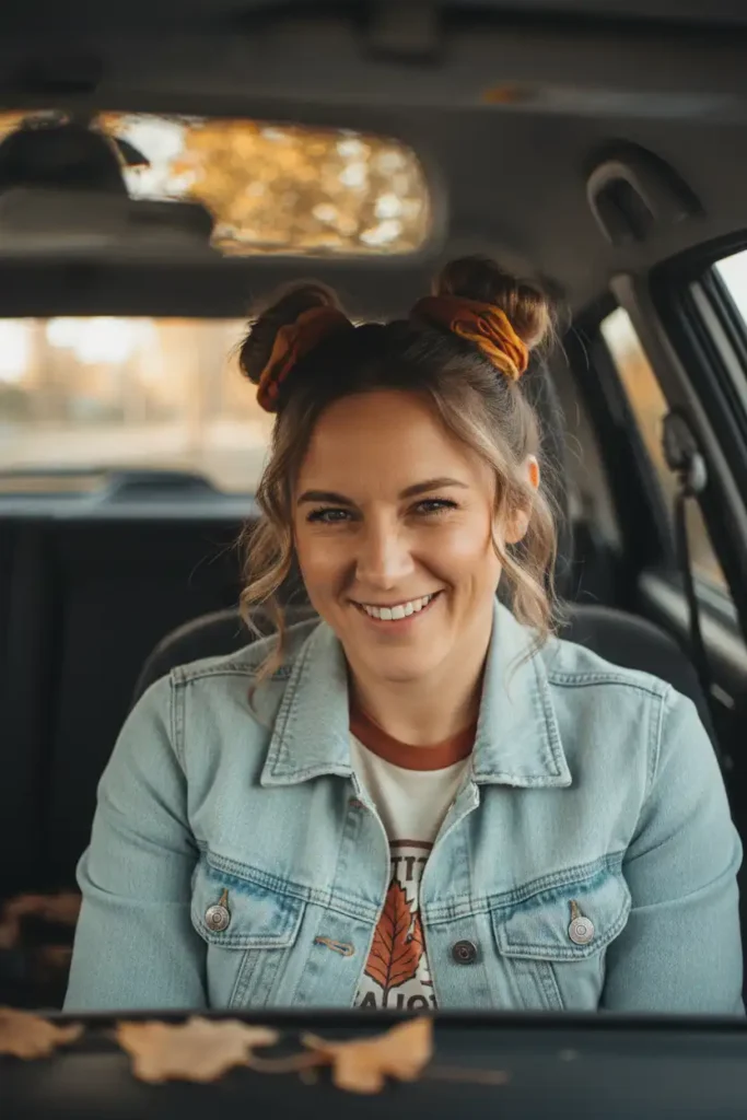Y2K Space Buns for a Quick Fall Refresh