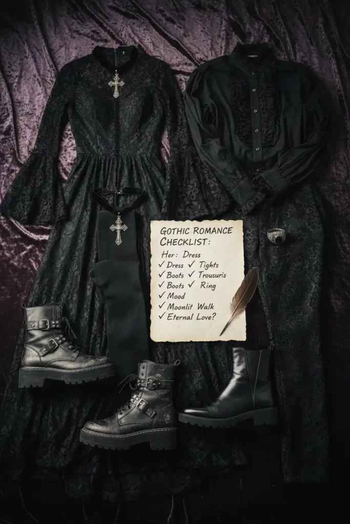 Your First Coordinated Goth Outfit: A One-Week Plan