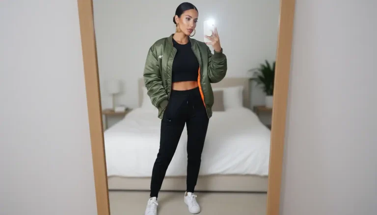 black sweatpants outfit