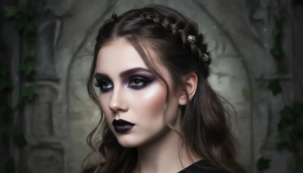 romantic goth makeup