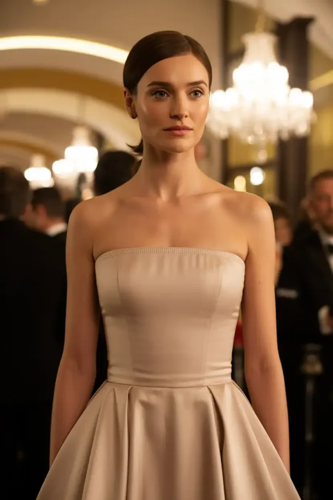 A Strapless Gala Dress That Actually Stays Up