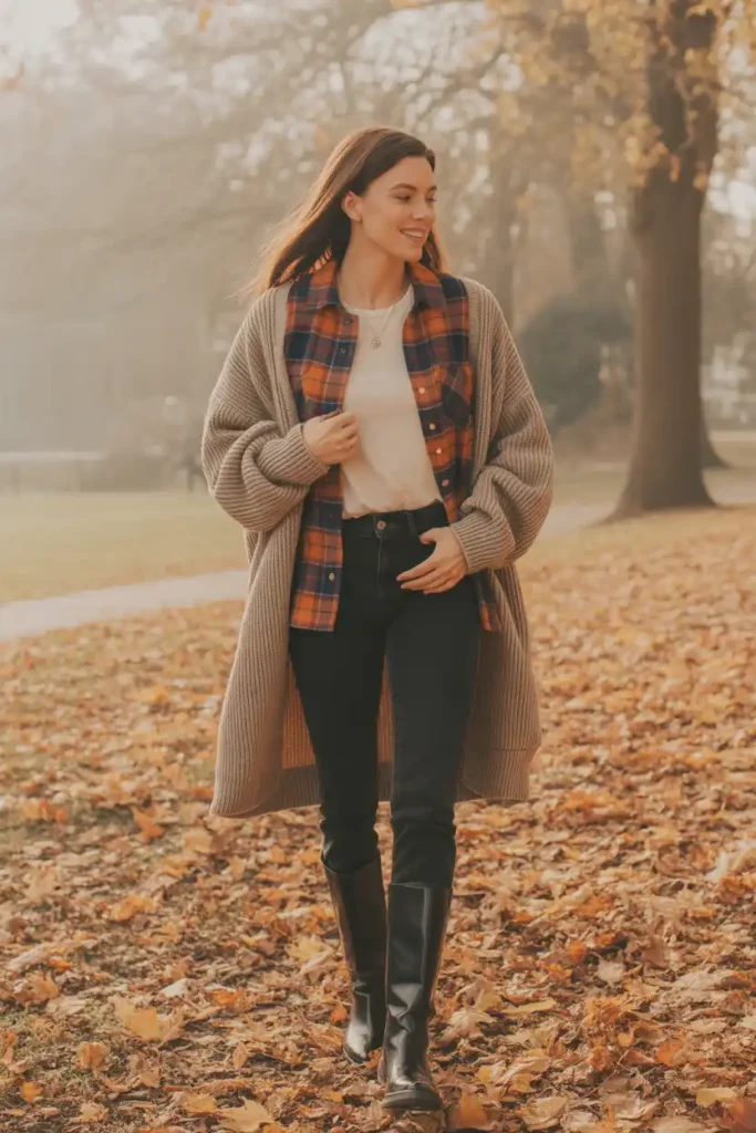 Autumn Outfits With Texture and Layers