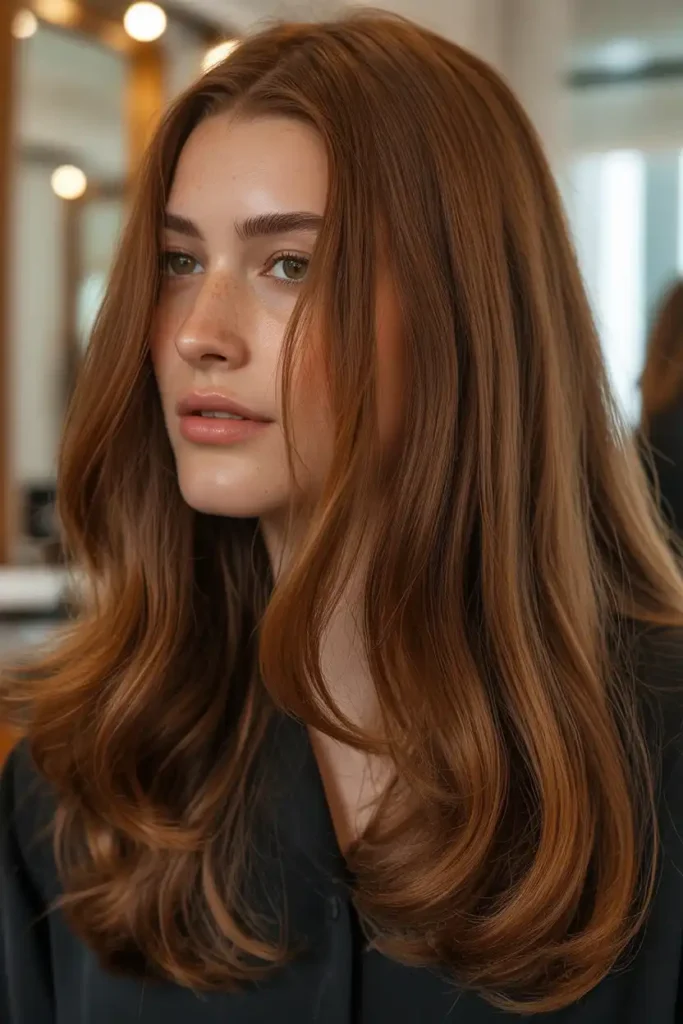 Brunette Dyed Hair for a Fresh Salon Refresh