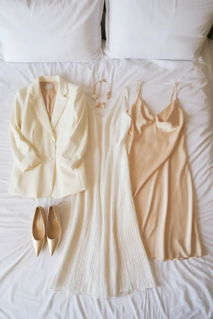 Building a Small Bridal Wardrobe Instead of One Dress