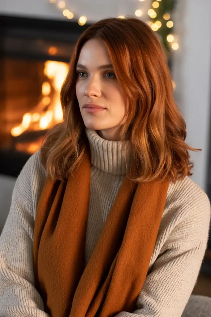 Copper Golden Tones for a Warm Winter Glow