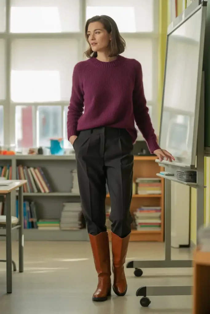 Dark Teacher Outfits for the Full Week
