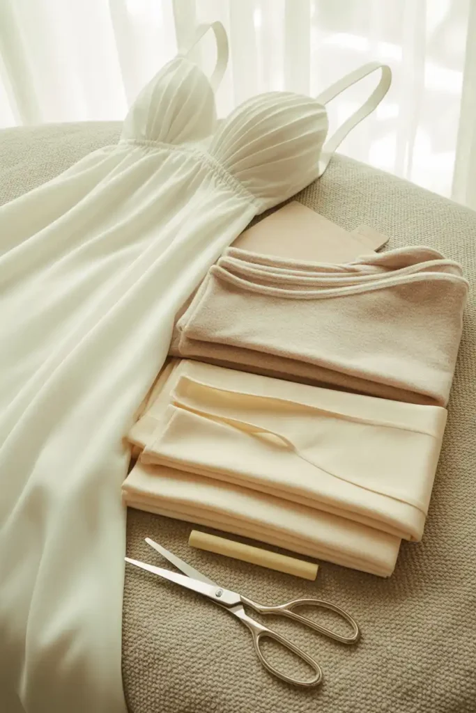 Layering Under Your Dress Without the Bulk