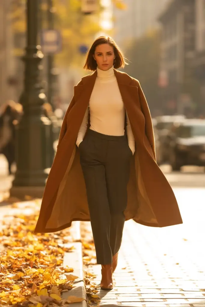 Luxury Brown Timeless Outerwear to Finish the Look