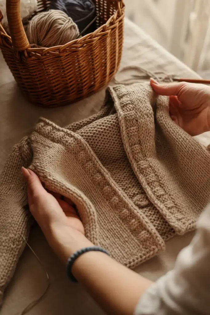 Making a Handmade or Thrifted Knit Look Expensive