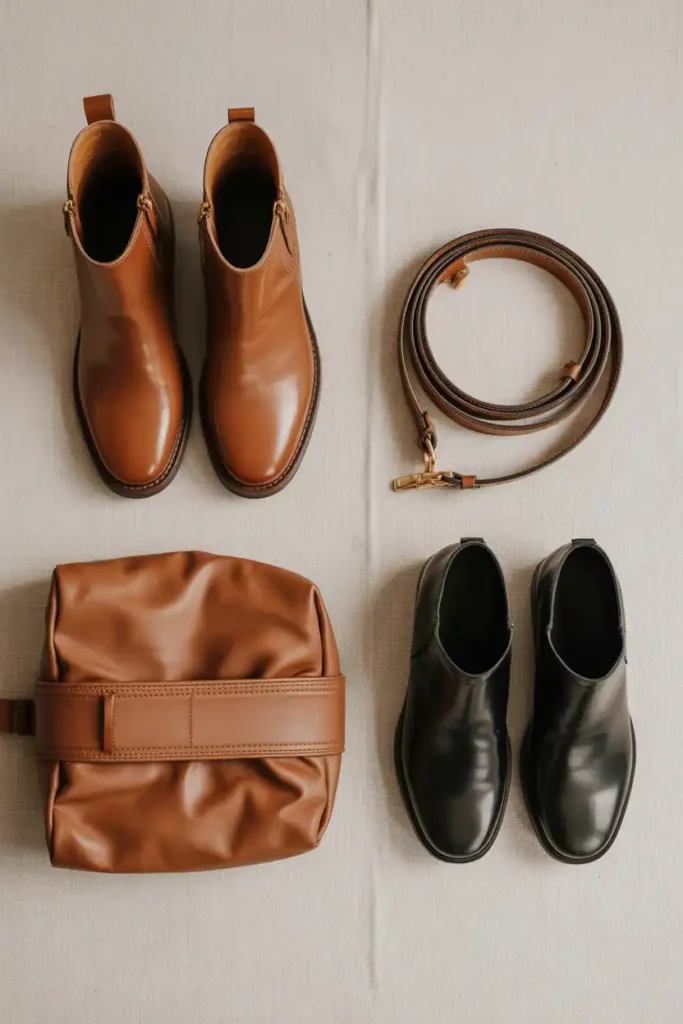 Match Your Boot Color to Bag and Belt
